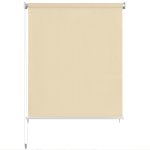 Jaluzea tip rulou de exterior, 100 x 230 cm, crem