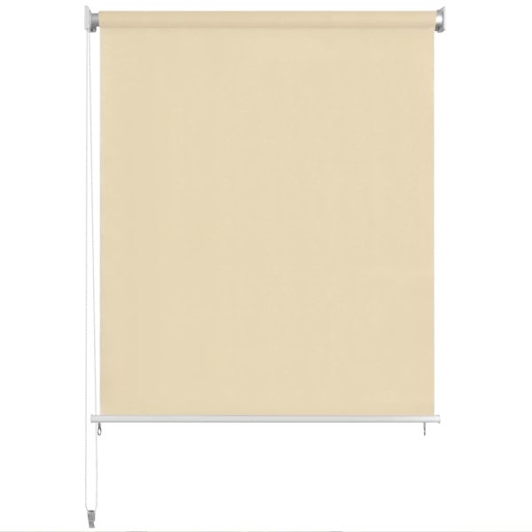 Jaluzea tip rulou de exterior, 100 x 230 cm, crem