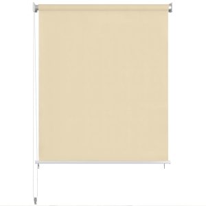 Jaluzea tip rulou de exterior, 240 x 230 cm, crem