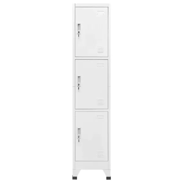 Dulap vestiar cu 3 compartimente, 38x45x180 cm