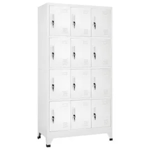 Dulap vestiar cu 12 compartimente, 90x45x180 cm