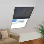 Ecran insecte pentru ferestre, aluminiu, 60×80 cm