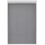 Ecran insecte pentru ferestre, cu umbrar, aluminiu, 80×120 cm