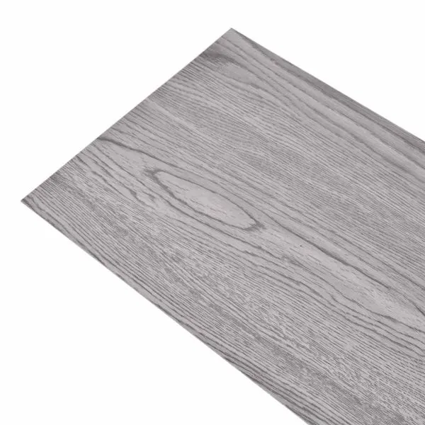 Plăci de pardoseală, gri închis, 5,26 m², 2 mm, PVC