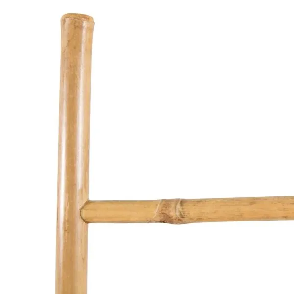 Scară pentru prosoape cu 5 trepte, bambus, 150 cm