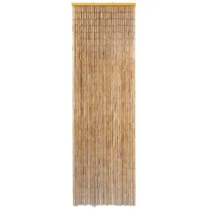 Perdea de ușă pentru insecte, bambus, 56×185 cm