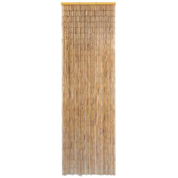 Perdea de ușă pentru insecte, bambus, 56×185 cm