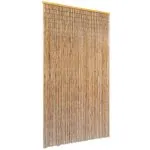 Perdea de ușă pentru insecte, bambus, 100×200 cm