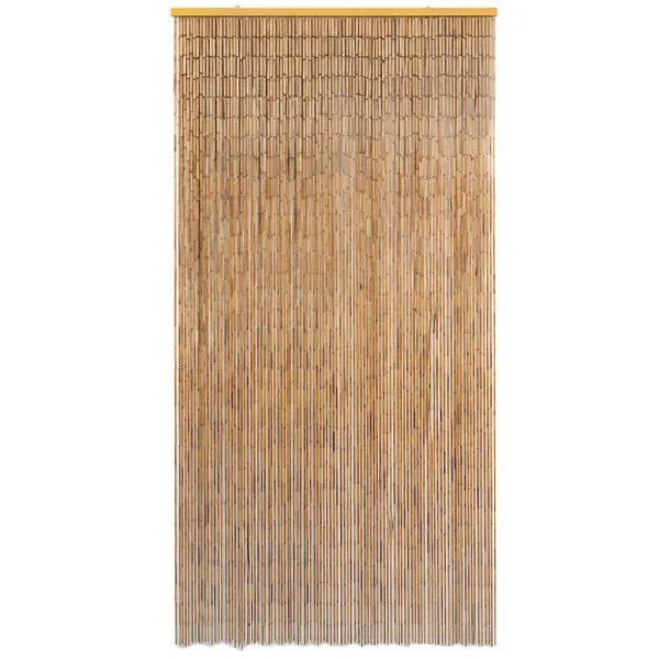 Perdea de ușă pentru insecte, bambus, 100×200 cm