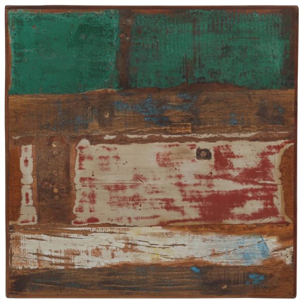 Masă de bar, multicolor, 60 x 60 x 107 cm, lemn masiv reciclat