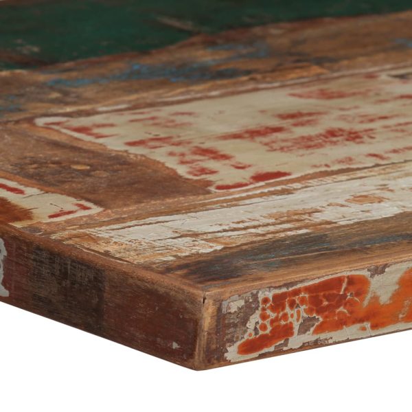 Masă de bar, multicolor, 60 x 60 x 107 cm, lemn masiv reciclat