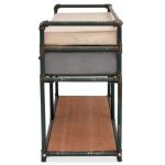 Bancă de depozitare cu pernă 107,5×34,5×59 cm
