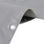 Prelată, gri, 650 g/m², 4×4 m