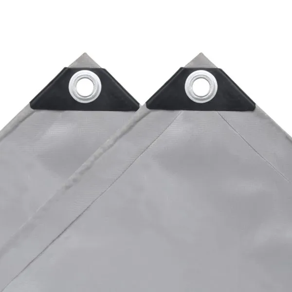 Prelată, gri, 650 g/m², 4×4 m