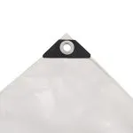 Prelată 650 g/m² 3 x 6 m Alb