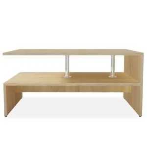 Măsuță de cafea, PAL, 90x59x42 cm, culoarea stejarului