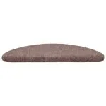 Covorașe autocolante de scări, 15 buc, 56x17x3 cm, cremă