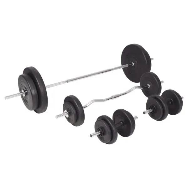 Set de haltere și gantere 90 kg