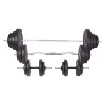 Set de haltere și gantere 120 kg