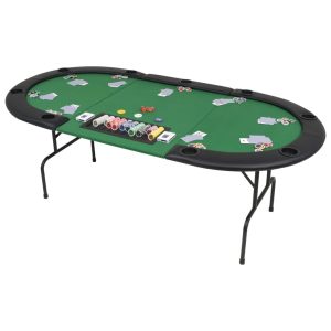 Masă de poker pliabilă în 3