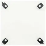 Suport cu role de plante, 2 buc, 35×35 cm, sticlă securizată