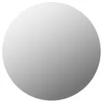 Oglindă de perete, 60 cm, sticlă, rotundă