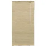 Jaluzea tip rulou, natural, 150×160 cm, bambus