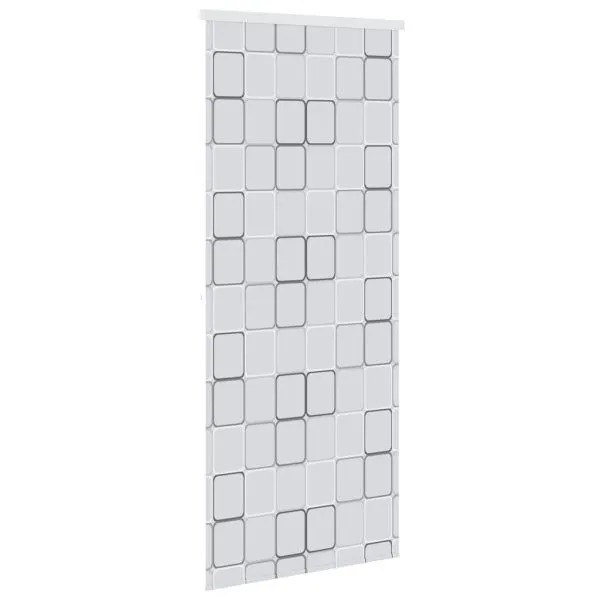 Jaluzea roletă de duș, model pătrate, 120×240 cm