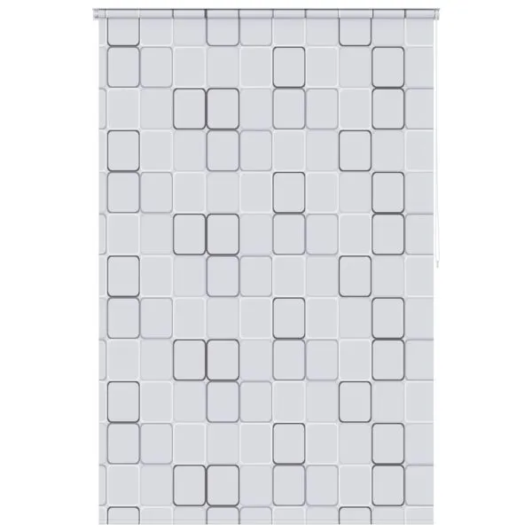 Roletă perdea de duș 160×240 cm Model pătrate