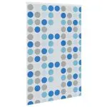 Roletă perdea de duș 140×240 cm Model cercuri