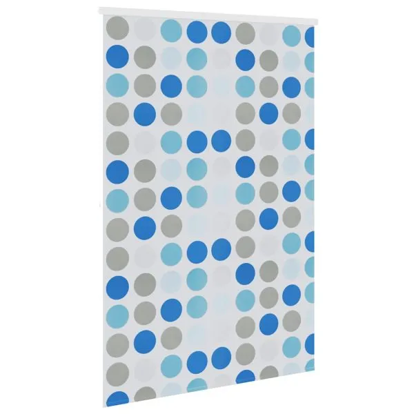 Roletă perdea de duș 140×240 cm Model cercuri