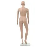 Manechin feminin cu suport din sticlă, bej, 180 cm