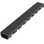 Canal de drenaj, 1 m, plastic