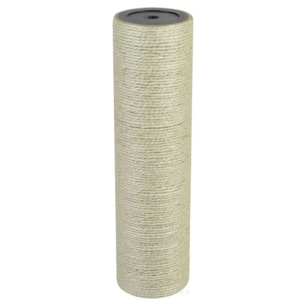 Stâlp de zgâriat pentru pisici, 8×30 cm, 8 mm, bej