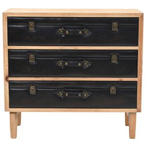 Dulap cu sertare, lemn masiv de brad, 80 x 36 x 75 cm