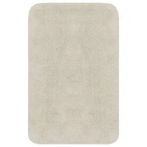 Set covorașe baie, 3 piese, alb, textil