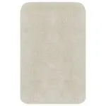Set covorașe baie, 2 piese, alb, textil