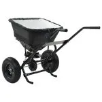 Utilaj de împrăștiat sare, 106x73x76 cm, PVC și oțel, 45 L