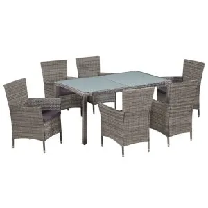 Set mobilier de exterior cu perne