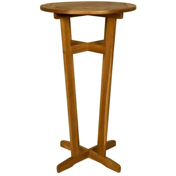 Set mobilier de bar, 3 piese, lemn masiv de salcâm