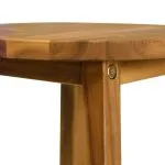 Set mobilier de bar, 3 piese, lemn masiv de salcâm