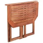 Set mobilier bistro, 2 piese, lemn masiv de acacia