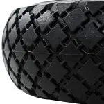 Roți cărucior industrial, 2 buc., PU 3.00-4 (260×85)
