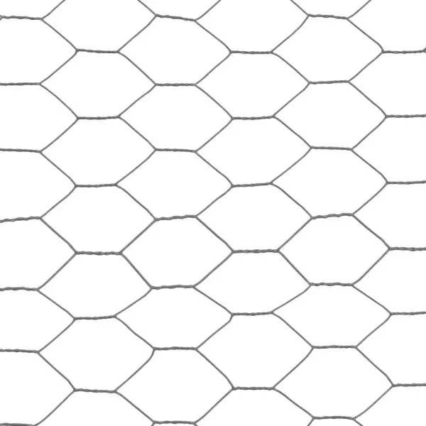 Plasă de sârmă găini, gri, 25 x 1,5 m, oțel cu înveliș PVC