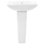 Lavoar cu piedestal, alb, 580 x 470 x 200 mm, ceramică