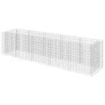 Strat înălțat gabion, 450 x 90 x 100 cm, oțel galvanizat
