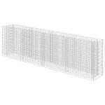 Strat înălțat gabion, 360 x 50 x 100 cm, oțel galvanizat