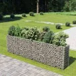 Strat înălțat gabion, 360 x 50 x 100 cm, oțel galvanizat