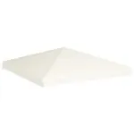 Acoperiș de pavilion, 310 g/m², alb crem, 3 x 3 m