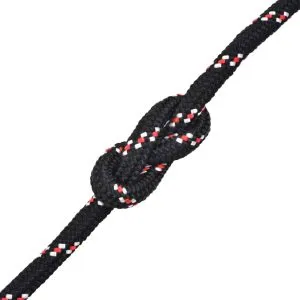 Frânghie marinărească din polipropilenă, negru, 250 m, 10 mm